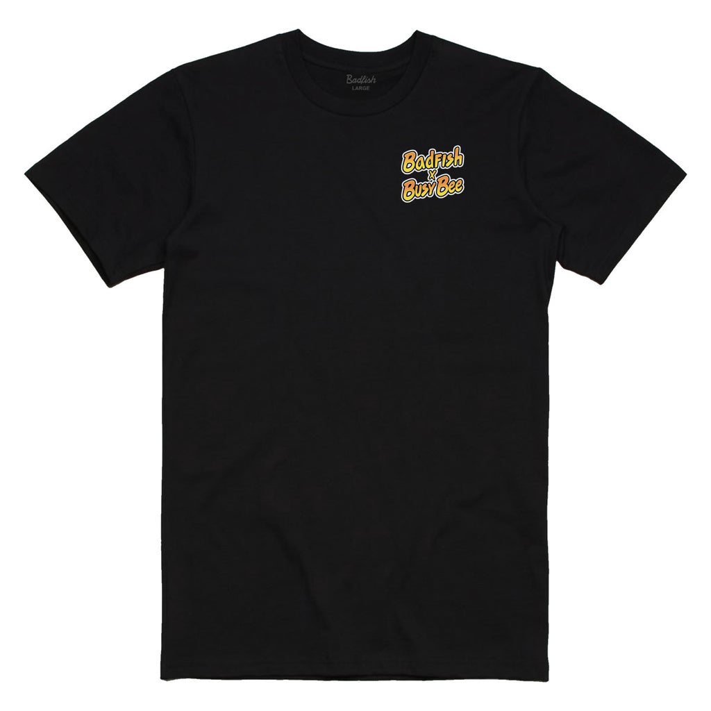 Badfish X Busy Bee Black Tee