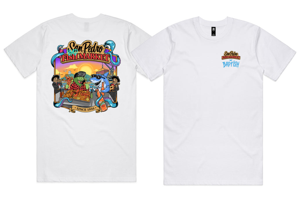 SPFM x Badfish White Tee