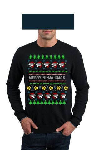 2 Ninjas Merry Ninja Christmas Sweater